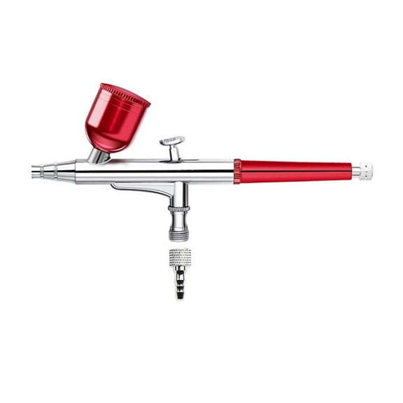 AC 131 Dual Action Red Airbrush Pen Spray Art Painting Tattoo Cake Makeup Beautifu Model Air Brush Gun ,Versatile applications