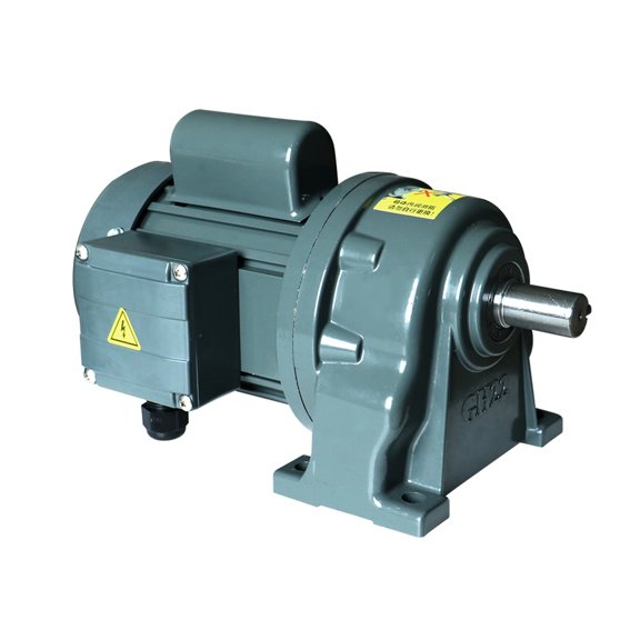 AC 200W Horizontal Small Frequency Conversion Speed Regulation 1 Phase Gear Reduction Motor With 22mm Shaft