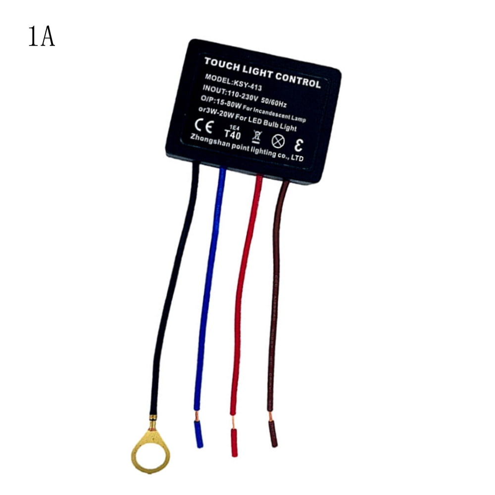 Light Switch Controller Module AC 220V 3-Way 1A/3A Touch Dimmer Switch Desk Lamp Light Control Module ...
