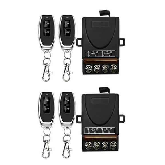 AC 220V 30A 1CH 433MHz Wireless Remote Control Switch Relay Receiver with on/ Transmitter