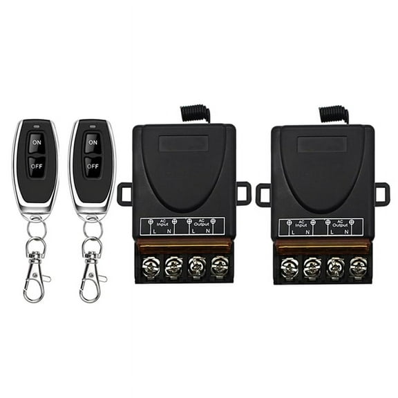 AC 220V 30A 433MHz 1CH Wireless Remote Control Switch Relay Receiver + on/ Transmitter