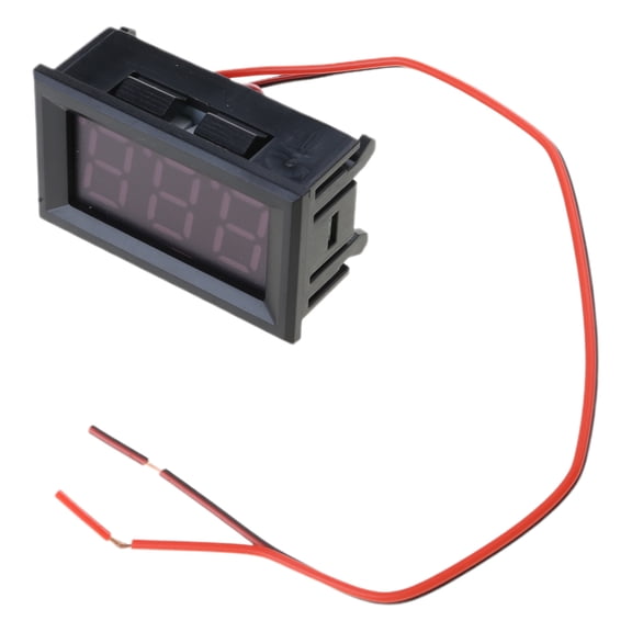 AC 220V 380V Voltage Meter Tester AC 50-500V Voltage Meter Tester Panel with Power Cable LED Display Voltmeter
