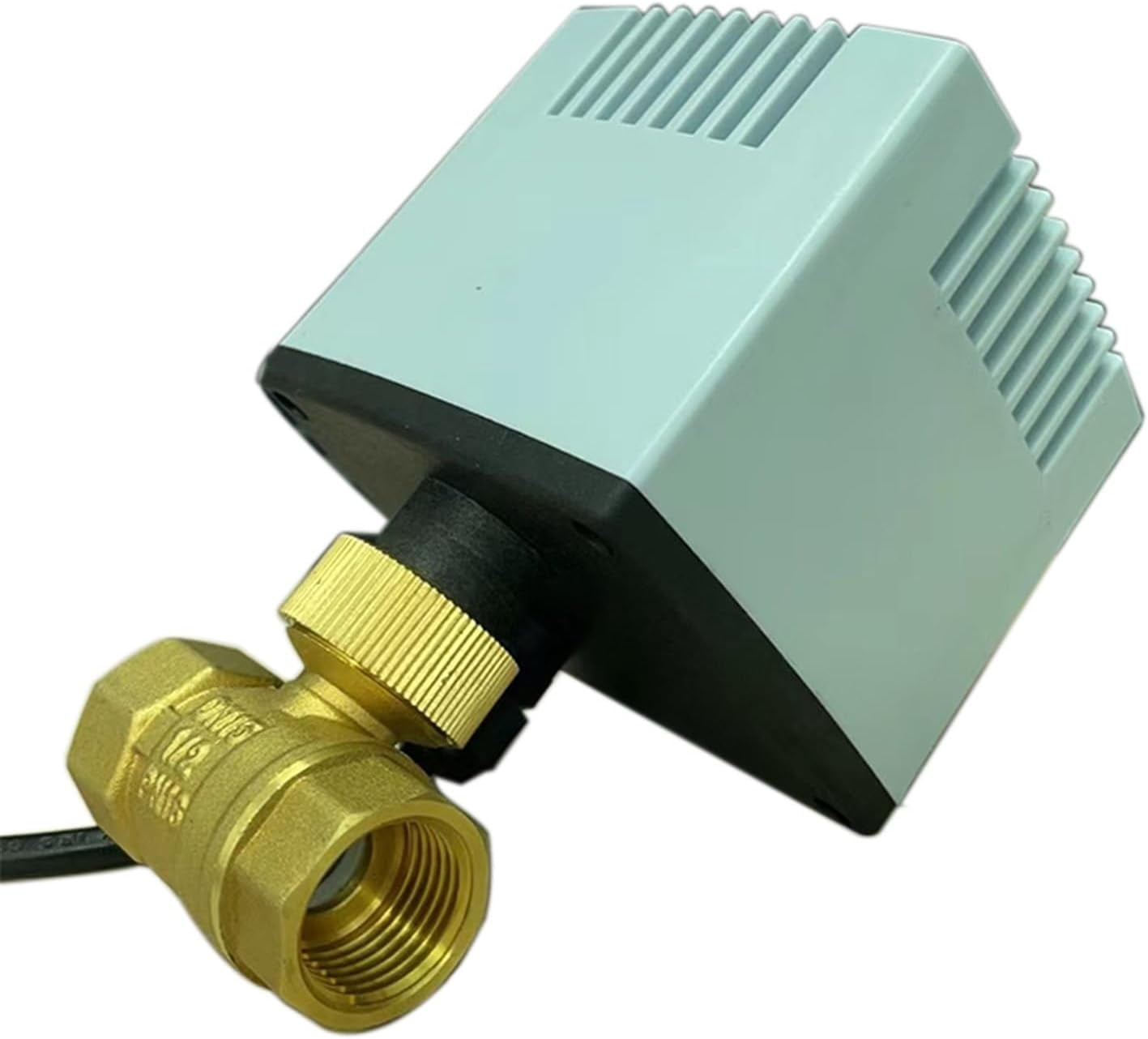 AC 220V DC 12V 24V Brass Electric Thread Ball Valve 2-way 3-wire ...