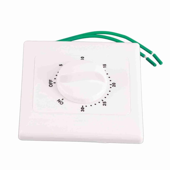 AC 220V Pump Timer Mechanical Time Switch Countdown Control 86 Panel Wall Mount 30 Min