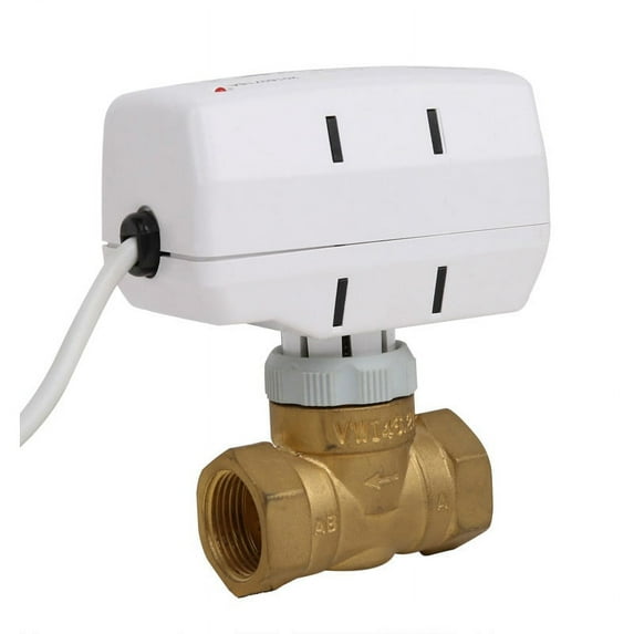 AC 230V electric actuator brass ball valve 2 way Brass Motorized Ball Valve DN20 DN25 two Way 3-Wire with Actuator