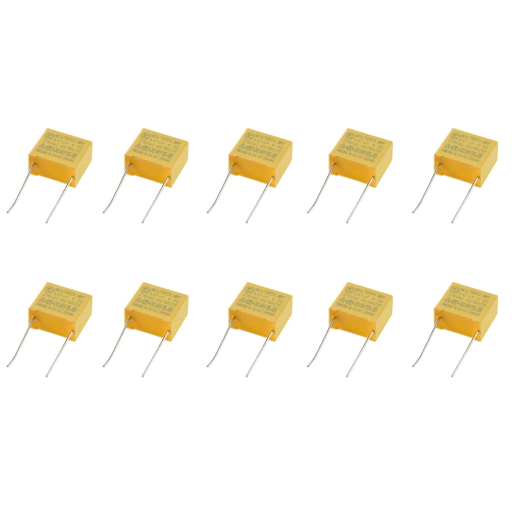 AC 275V 0.47UF Polypropylene Film Safety Capacitors 100 Pcs