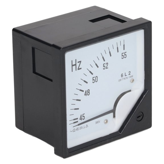AC 380V Pointer Type Frequency Meter High Accuracy Square Panel Frequency Detector 45-55Hz