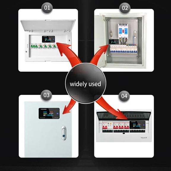 AC 50-300V Voltmeter Ammeter KWS Powers Energy Meter LED Digital AC Wattmeter Electric Meter