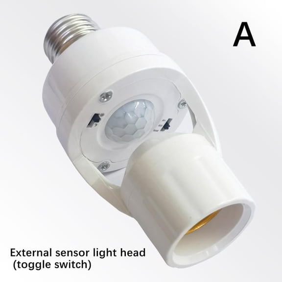 AC 85-265V Human Induction Lamp Holder PIR Motion Sensor Delay Time Adjustable Switch 360 Degrees LED Night Lamp E27 Socket Base