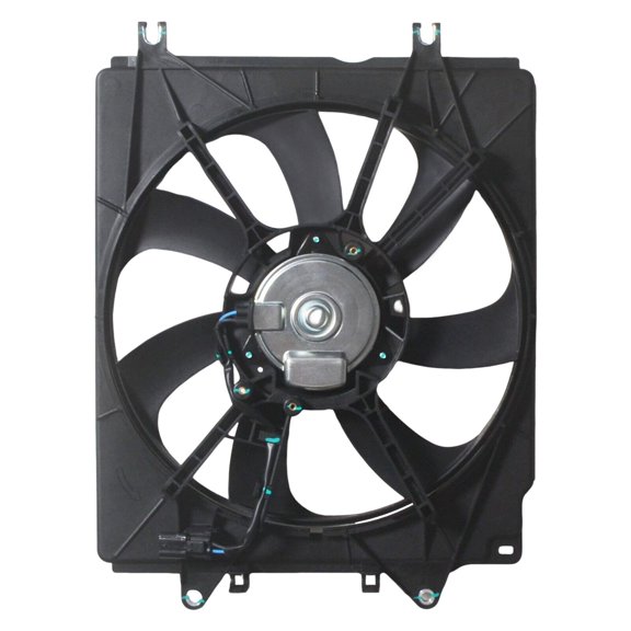 AC A/C Condenser Cooling Fan Passenger Right RH For 2017 2018 Honda CR-V 2.4L RH 1* Engine Radiator Cooling Fan Assembly Right For 2017 2018 Honda CR-V 2.4L RH AC A/C Condenser Cooling Fan