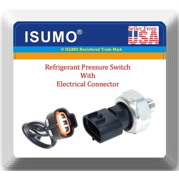 AC A/C Oil Pressure Transducer Switch Sensor W/Connector Fits Lexus Toyota Scion