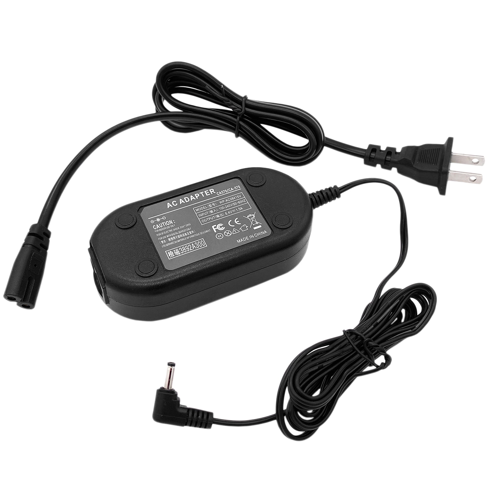 AC Adapter Battery Charger for Canon CA570 CA570 DC100 DC210 DC220