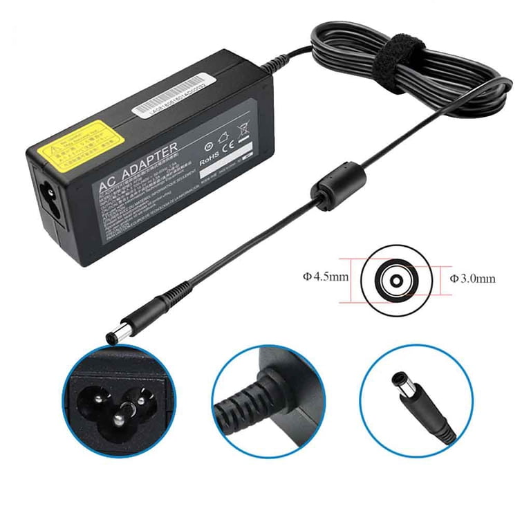65W Dell AC Adapter Charger For Inspiron 13 14 15 17 3000 5000 7000 Series – 19.5V 3.34A, LA65NS201
