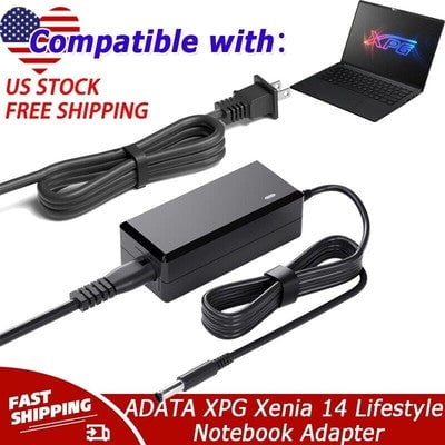AC Adapter Charger Compatible with ADATA XPG Xenia 14 Lifestyle Notebook Power Cord PSU US