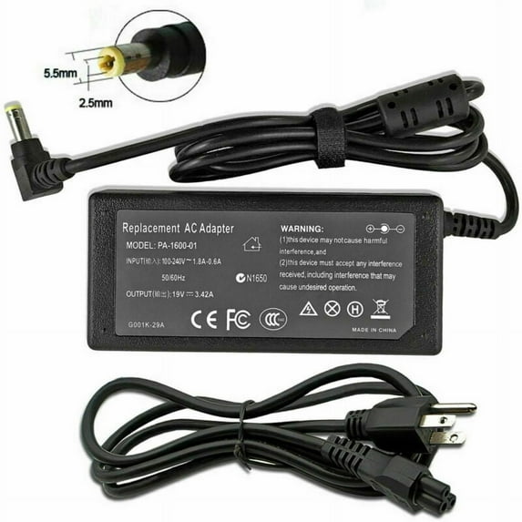 AC Adapter Charger Power Cord For HP VH240a 1KL30AA#ABA 23.8-inch LED Monitor