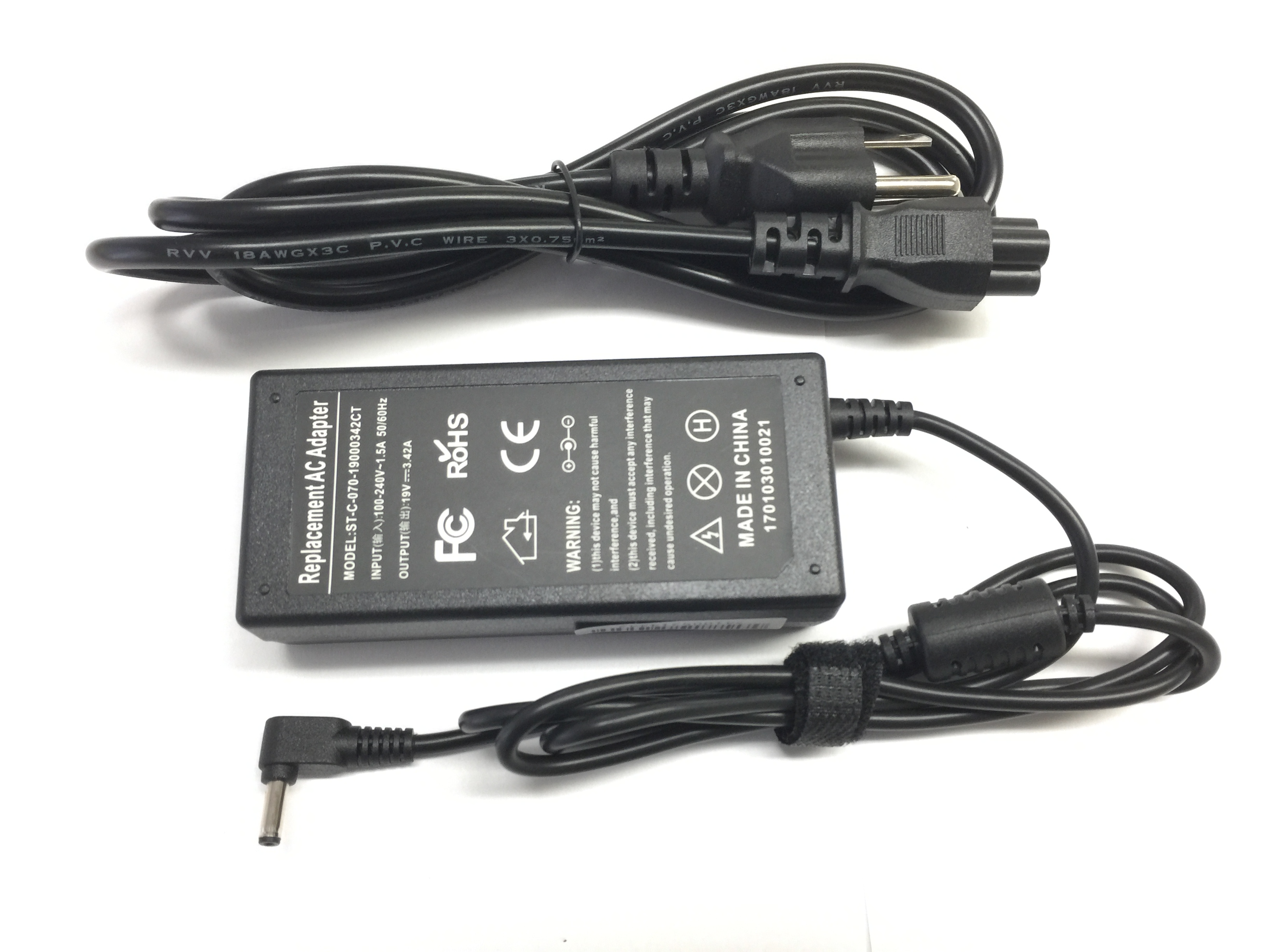 AC Adapter Charger for ASUS R540NA, Q405UA, Q326FA, Q505UA, Q525UA. By Galaxy Bang USA - image 1 of 2