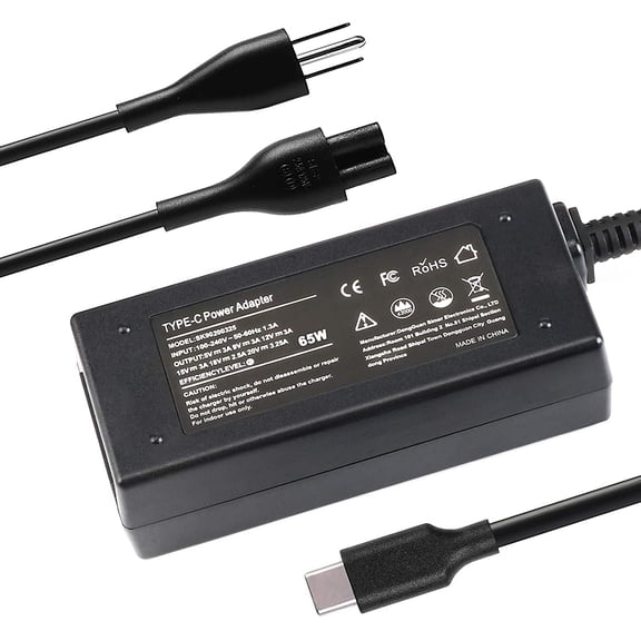 AC Adapter Charger for Acer Chromebook 315 CB315-3H-C2C3, CB315-3HT-C296; 315 CB315-3H-C5JS, CB315-3HT-C6XF