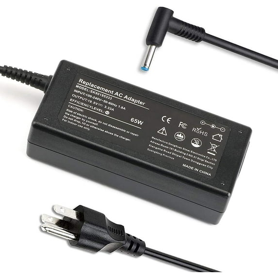 AC Adapter Charger for HP 17-BY0080NR, 17-BY3613DX, HP 17-CA1031DX. By Galaxy Bang USA