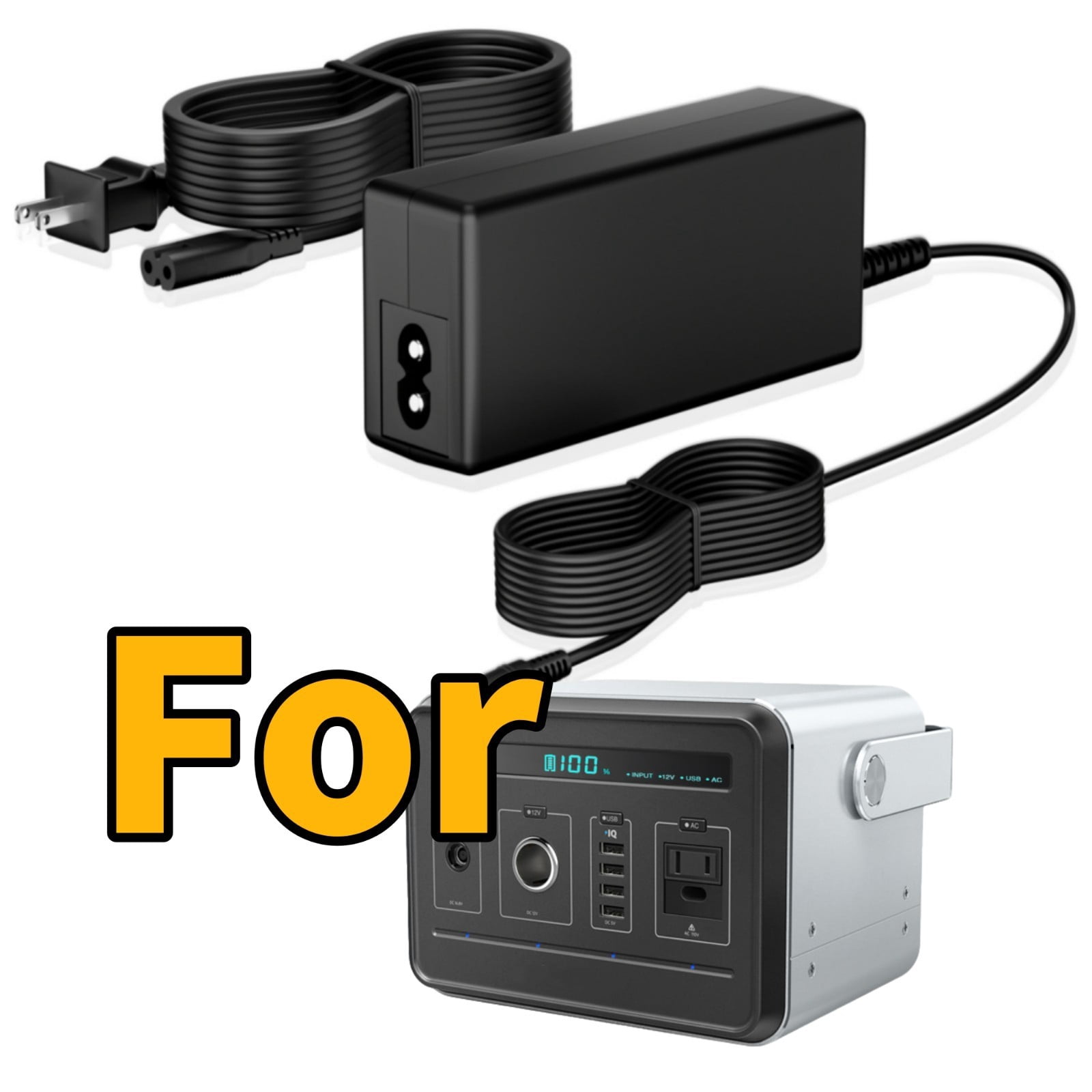 AC Adapter Compatible with Anker Powerhouse A1701 A170151 14.4V/434Wh Portable Power Station