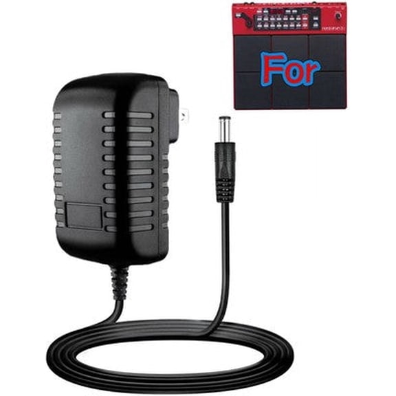 AC Adapter Compatible with Drum 3P Modeling Percussion Synthesizer Multi-Pad