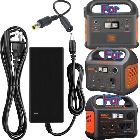AC Adapter Compatible with Jackery Portable Power Station Explorer 160 240 300 Power Supply
