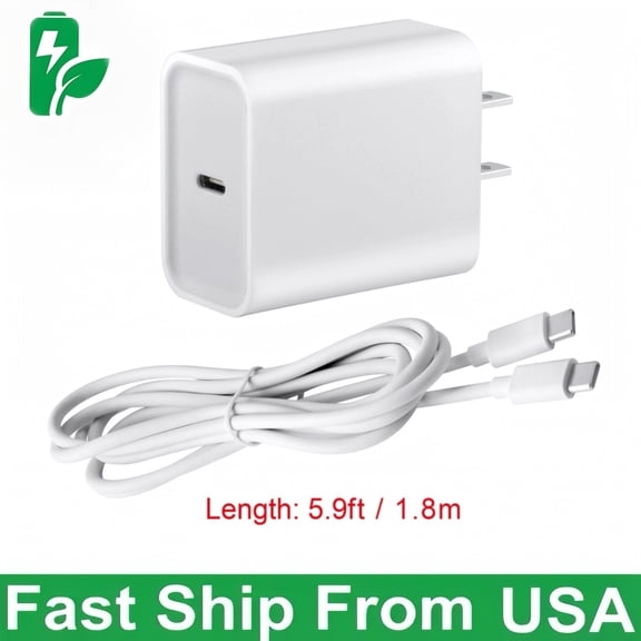 AC Adapter Compatible with Oculus Quest 3S 3 2 Pro Quest 1 20W VR Fast Charging Cable USB C