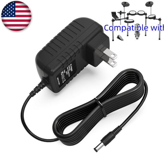 AC Adapter Compatible with Simmons Titan 50 Drum Module Charger Power Supply Cord