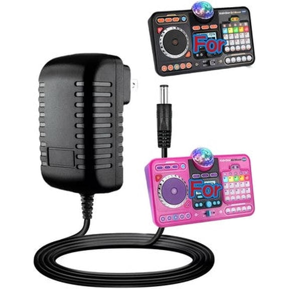 AC Adapter Compatible with VTech Kidi Star DJ Mixer 80-547300 80-547335