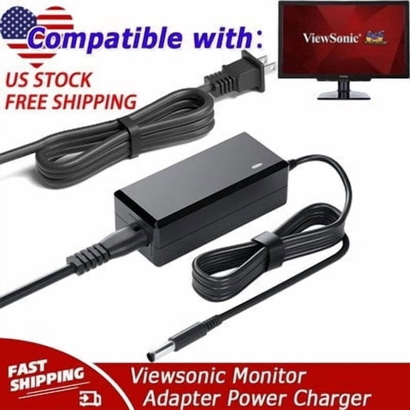 AC Adapter Compatible with Viewsonic SD-Z225 VS15177 SD-Z245 VS15612 Monitor Power Supply US