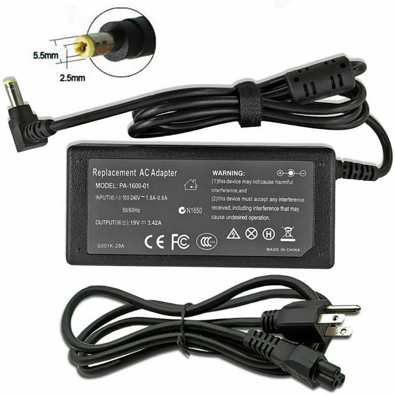 AC Adapter Cord Battery Charger For Toshiba Satellite C55 Series Laptop Notebook