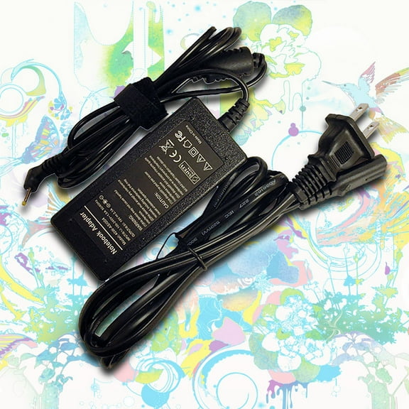 AC Adapter Power Charger for Asus Eee PC 1001PXD-EU17-WT Seashell 1015PE Cord