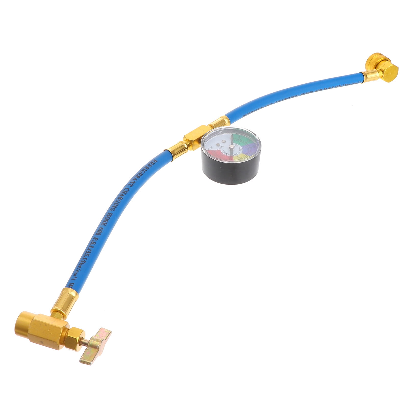AC Air Conditioning Refrigerant Charging Hose with Gauge Fits for Automotive or Home Air Conditioners Hose
