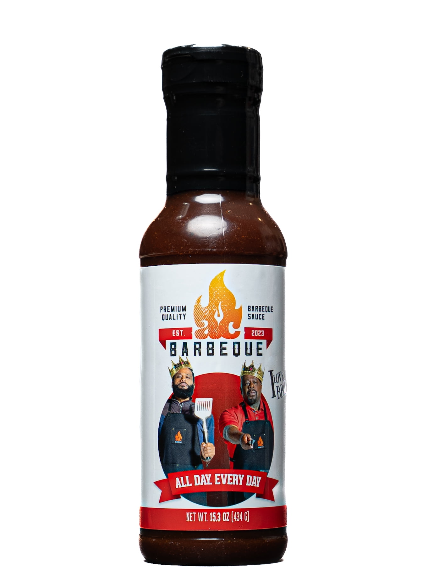 AC BBQ ALL DAY Sauce (15.3oz) -- Use on Pulled Pork, Chicken, Veggies, Burgers and More. No MSG.