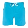 thumbnail image 1 of AC Basics Men's Swim Trunks Swim Shorts Quick Dry 5 inch Inseam Beach Shorts with Compression Liner and Zipper Pocket (Sky Blue, Small), 1 of 8