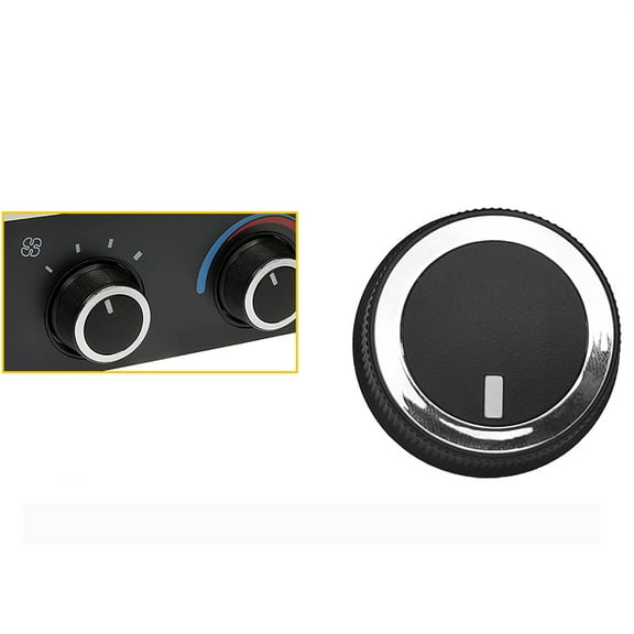 AC Climate Control Switch Knob Button Set, Compatible with 08-11 Chevrolet Express 08-17 GMC Savana Models-Air Conditioner Replacement Switch