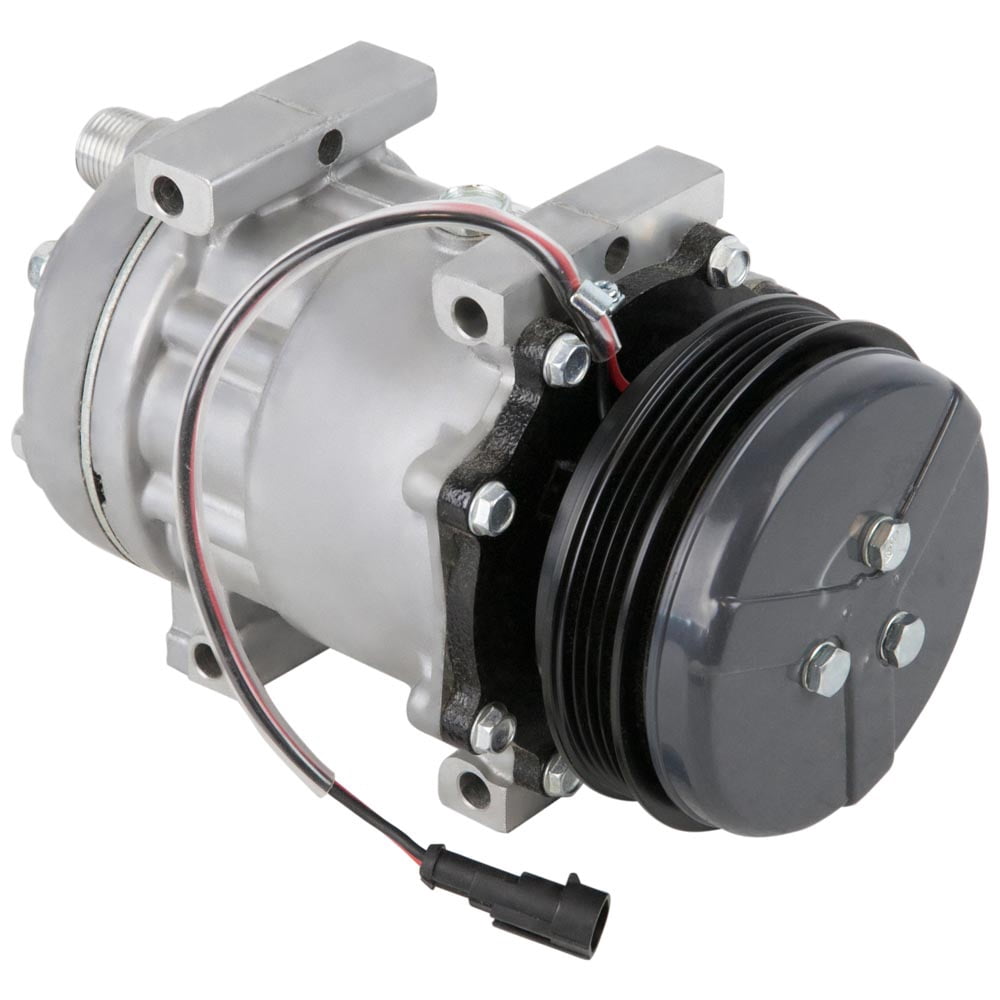 AC Compressor & 112mm 4 Groove A/C Clutch Replaces Sanden SD7H15 8279 w ...