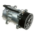 thumbnail image 1 of AC Compressor & 125mm 10 Groove A/C Clutch Replaces Sanden SD7H15 4872 w/ 12v Coil & Single Wire Clutch Switch - BuyAutoParts, 1 of 6