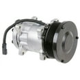 thumbnail image 1 of AC Compressor & 132mm A/C Clutch For CAT Caterpillar Replaces 141-9676 Sanden SD7H15 4726 4487 - BuyAutoParts, 1 of 5