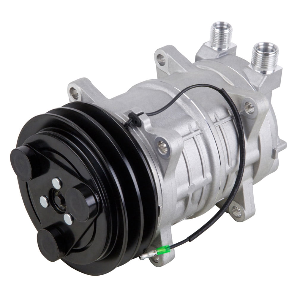 AC Compressor & 135mm Double V-Belt A/C Clutch Replaces Diesel Kiki TM ...