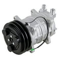 thumbnail image 1 of AC Compressor & 135mm Double V-Belt A/C Clutch Replaces Diesel Kiki TM-15 488-45021 12v Tama Seltec Zexel Valeo - BuyAutoParts, 1 of 8