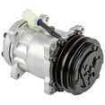 thumbnail image 1 of AC Compressor & 2 Groove A/C Clutch For Land Rover Defender NAS & Range Rover Classic Replaces Sanden SD709 7715 - BuyAutoParts, 1 of 7