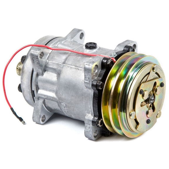 AC Compressor & A/C Clutch For Chevy GMC Ford Dodge Winnebago RV Motorhome & Peterbilt Replaces Sanden SD709 7402 - BuyAutoParts