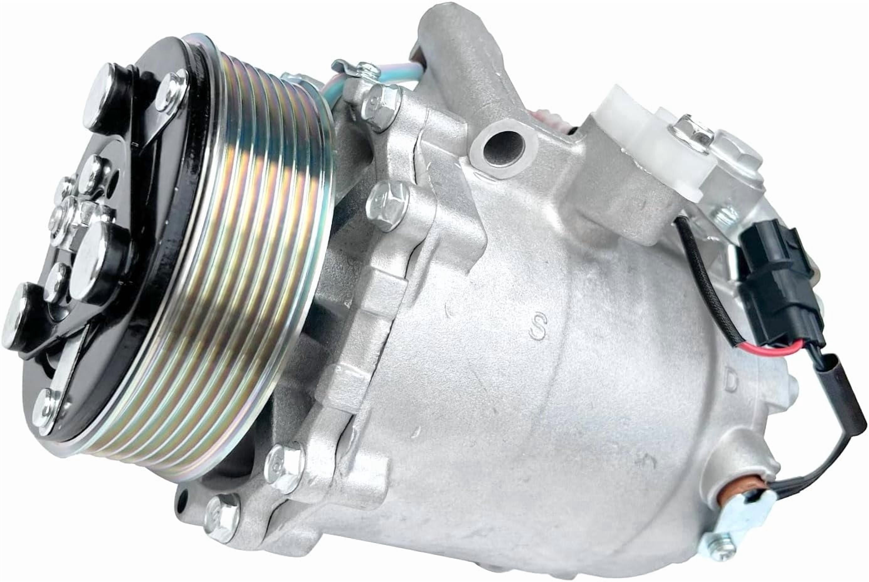AC Compressor with A/C Clutch for Honda Civic 2.4L (2012-2015), CR-V 2.4L (2007-2014) & Acura RDX 2.3L (2007-2012) | CO4920AC, Replaces 38810RWCA01 | 106MM 7PK