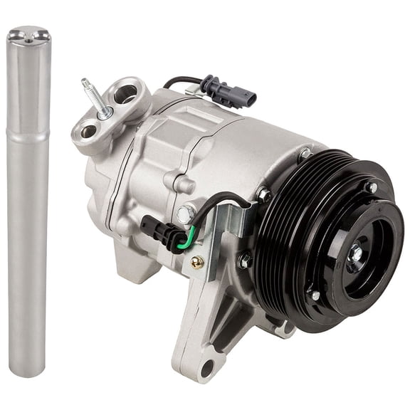 AC Compressor & A/C Drier For Chevy Equinox V6 & GMC Terrain V6 2012 2013 2014 2015 - BuyAutoParts