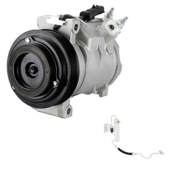 AC Compressor & A/C Drier For Dodge Journey 2017 2018 w/ 2.4L 4-Cylinder & Rear AC - BuyAutoParts