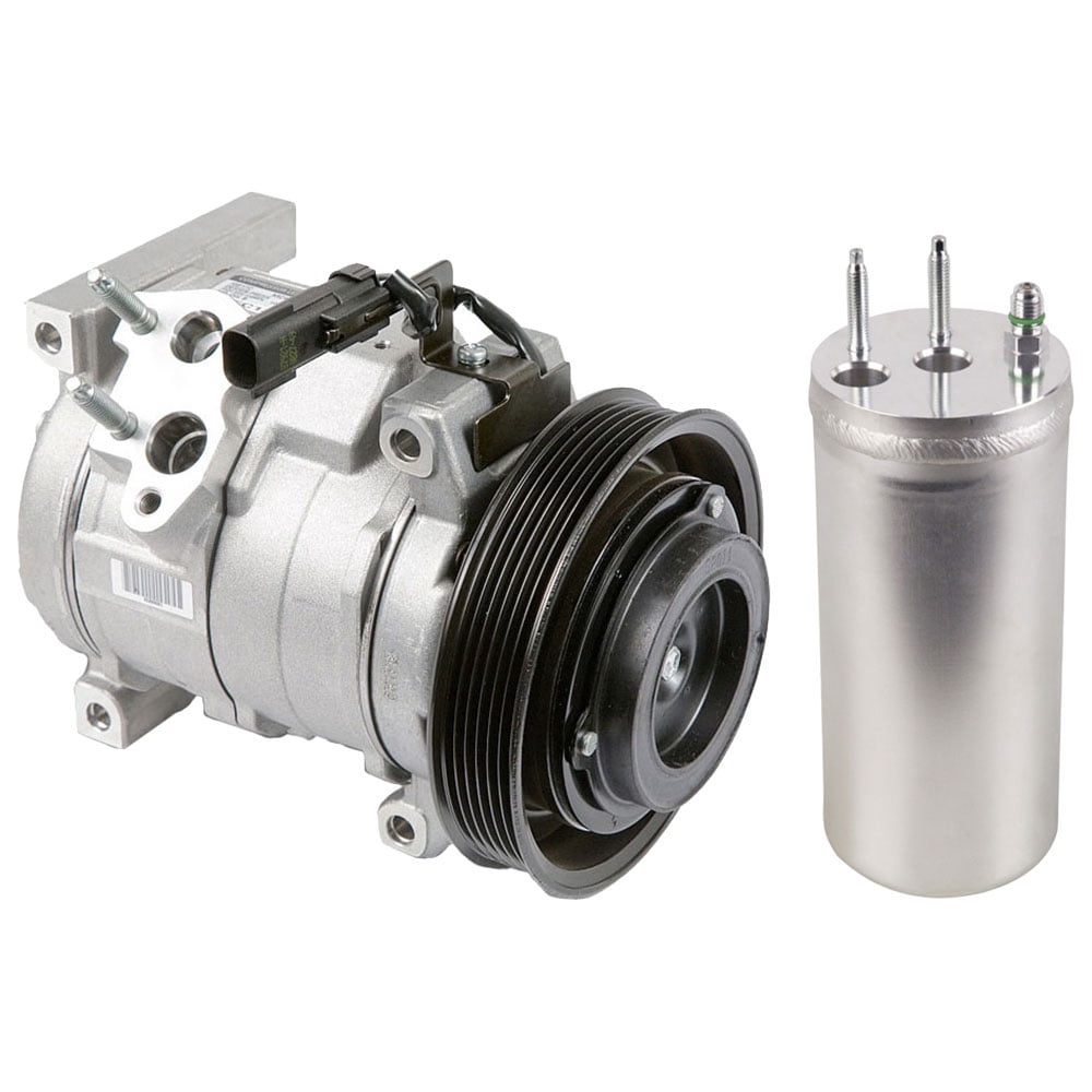 AC Compressor & A/C Drier For Jeep Wrangler TJ 2.4L 4-Cyl 2003 2004 ...