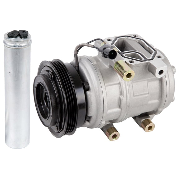 AC Compressor & A/C Drier For Kia Sportage & Hyundai Tucson 2.0L 4-Cyl 2005 2006 2007 Replaces Doowon 10P - BuyAutoParts