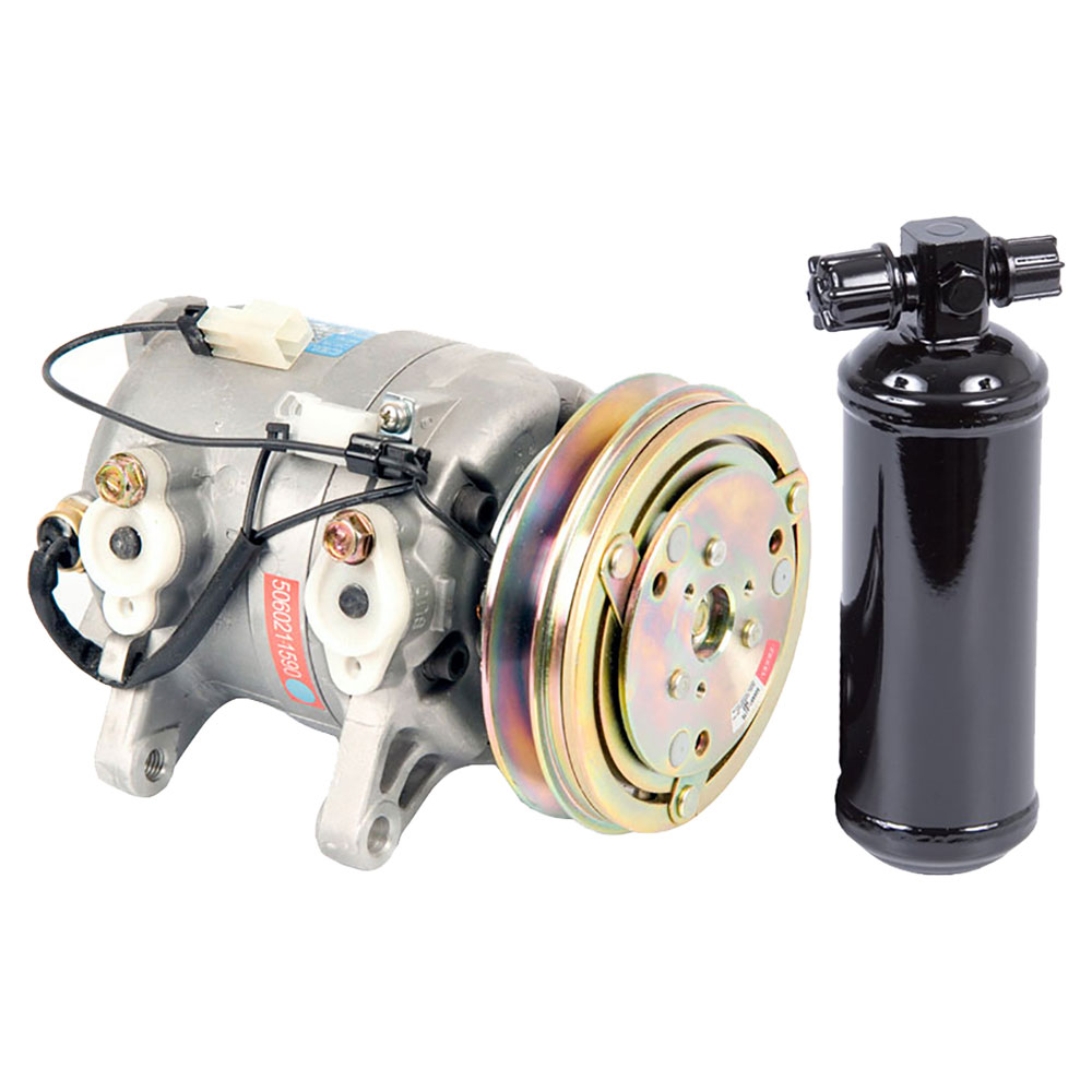 AC Compressor & A/C Drier For Nissan D21 Hardbody Pickup Truck & Pathfinder w/ 2.4L 4-Cyl - BuyAutoParts