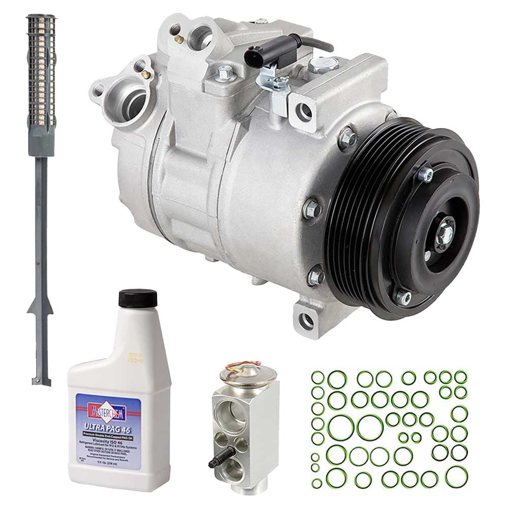 AC Compressor & A/C Kit For BMW 525i 528i & M6 E60 E63 - Includes Drier ...