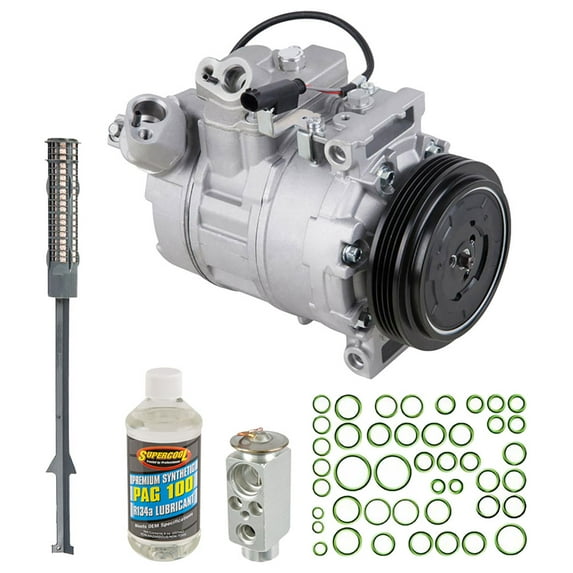 AC Compressor & A/C Kit For BMW 745i 750i 760i 745Li 750Li 760Li 2002 2003 2004 2005 2006 2007 2008 E65 - BuyAutoParts